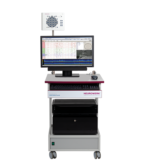 NEUROWERK EEG Software system on a cart
